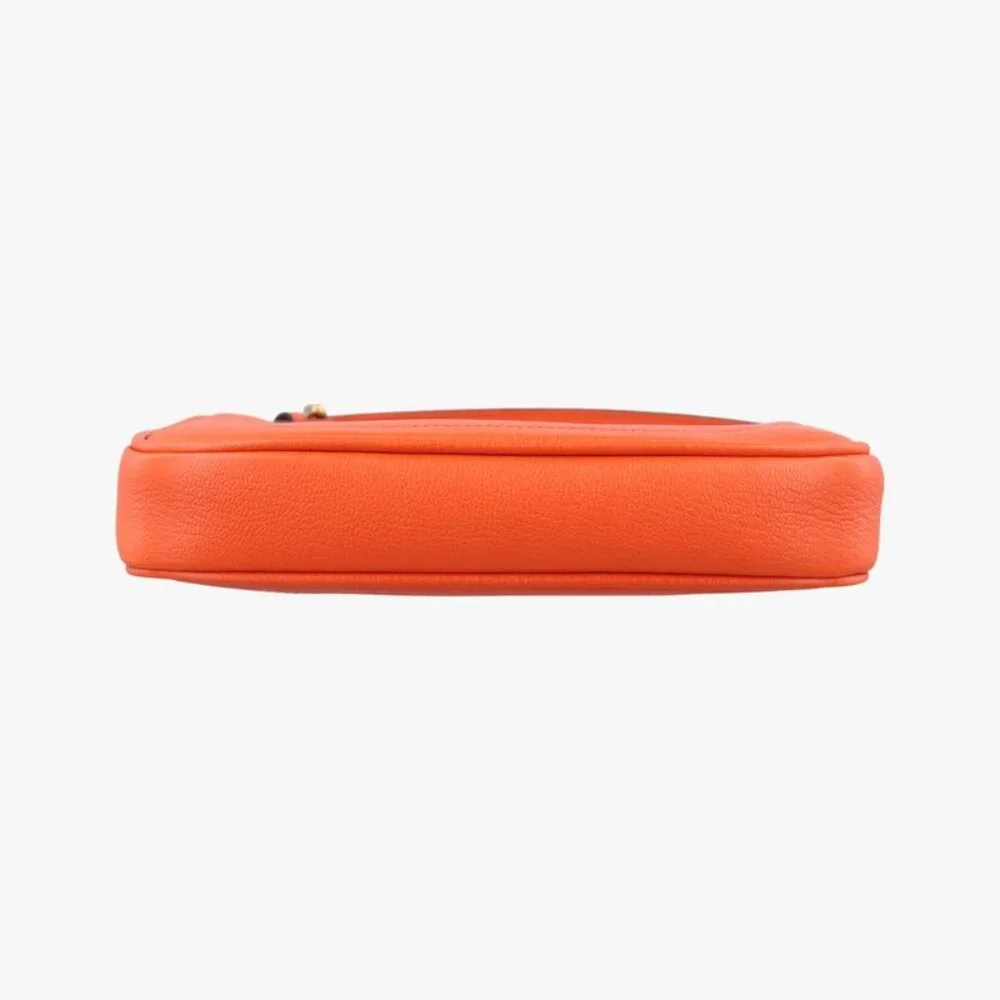 Gucci Aphrodite Orange Leather Shoulder Bag - Picture 3 of 10